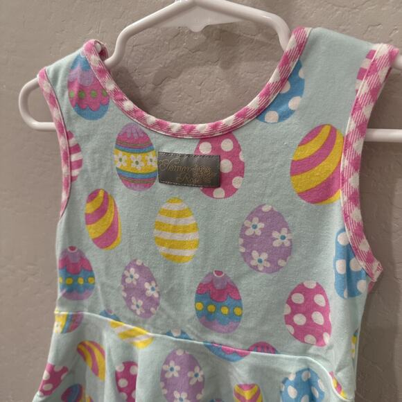 Eleanor Rose Easter Egg Peplum Tank Top - Picture 10 of 10